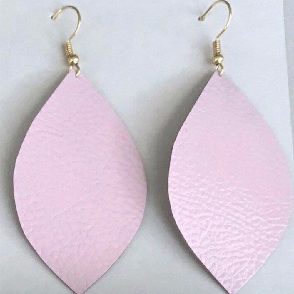 Vegan Leather Earrings